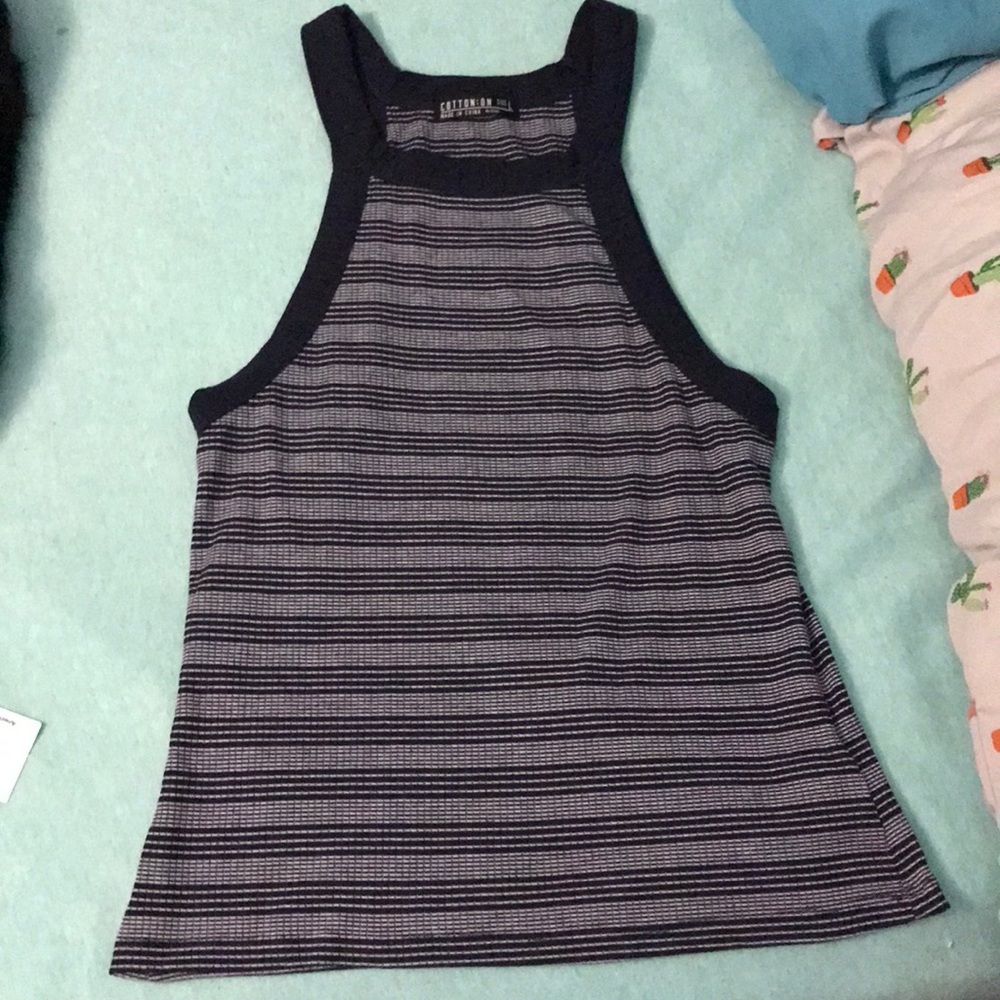 Cotton on striped tank top
